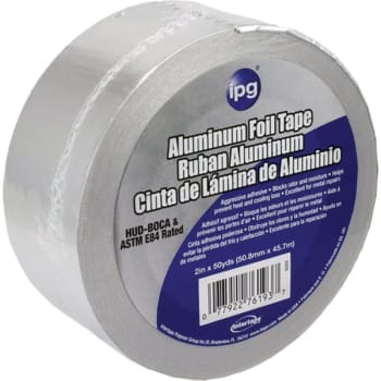 IPG 99605 ALF150L 9202 2" x 50Yd Aluminum Foil Tape