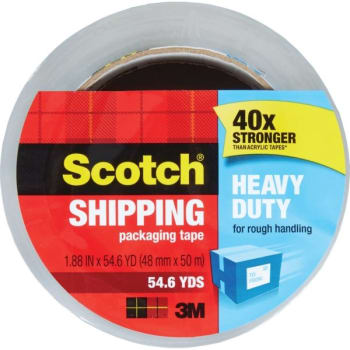 Image for 3M 3850 48mm x 50m Scotch Clear Packaging Tape, Case Of 12 from HD Supply