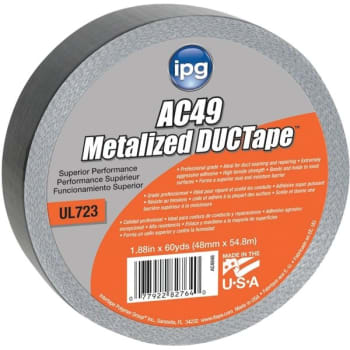 Image for IPG 82764 2" x 60Yd Metallic Duct Tape from HD Supply