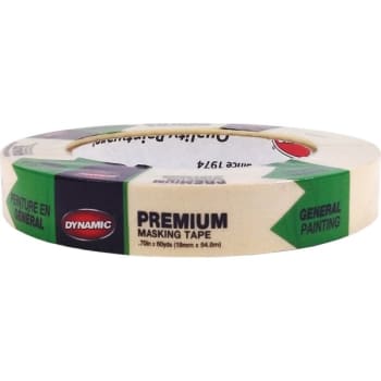 Image for Dynamic 99825 3/4" Premium Masking Tape, Case Of 40 from HD Supply