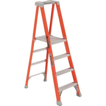Image for Louisville Ladder Four Foot Fiberglass Platform Step Ladder Type IA from HD Supply