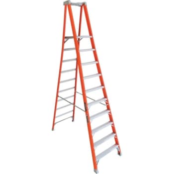 Louisville Ladder Ten Foot Fiberglass Platform Step Ladder Type IA