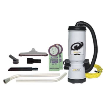 Image for ProTeam 10 Quart Backpack Vacuum w/ Blower Tool-Hard Surface Horse Hair Brush from HD Supply