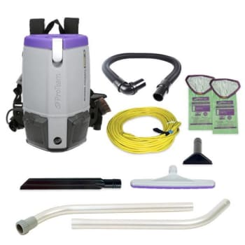 Image for Proteam Super Coach Pro 6 120 Volt 6 Quart Backpack Vacuum W/ Multi-Surface Floor Tool Kit from HD Supply