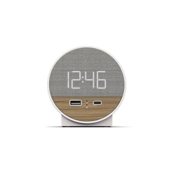 Image for Nonstop Station O Hotel Alarm Clock In Walnut Weave from HD Supply