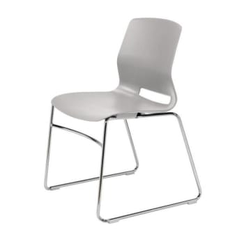 Image for Kfi Seating Swey Sled-Base Office Stack Chair, Light Grey from HD Supply