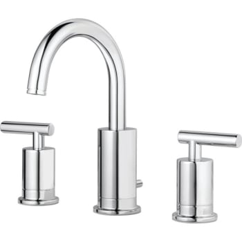 Image for Pfister Contempra Widespread Lavatory Faucet Chrome Two Handle With Pop-Up from HD Supply