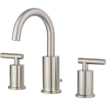Image for Pfister Contempra Widespread Lavatory Faucet Brushed Nickel 2 Handle With Pop-Up from HD Supply