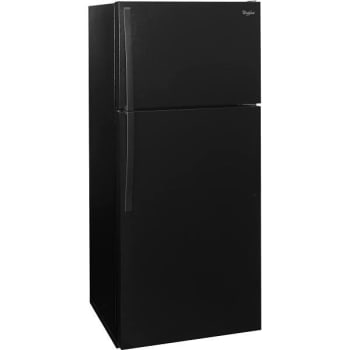 Image for Whirlpool® 15 Cu. Ft. Top Freezer Black Refrigerator from HD Supply