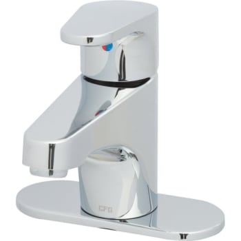 CFG Edgestone 1-Handle Centerset Bathroom Faucet 50/50 Waste Assembly Chrome