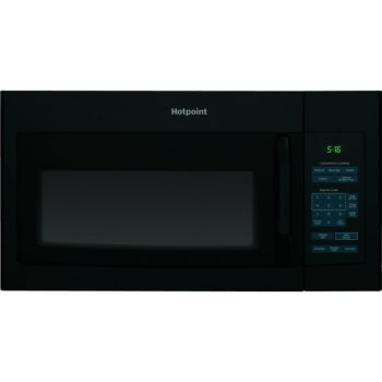 GE Hotpoint Over The Range Microwave, 1.6 Cubic Feet Black