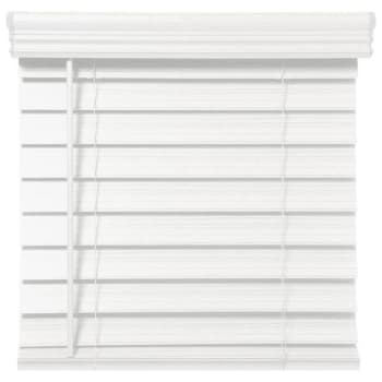 Image for Champion® Trutouch® 24x36" Cordless 2.5" Faux Wood Blind White from HD Supply