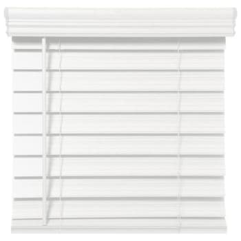 Champion® Trutouch® 42x42" Cordless 2.5" Faux Wood Blind White