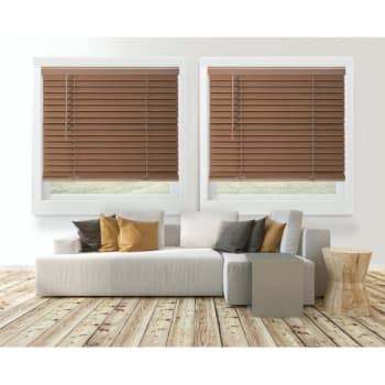 Image for Champion® TruTouch® 66x54" Cordless 2.5" Faux Wood Blind Oak from HD Supply