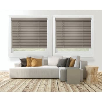 Image for Champion® TruTouch® 42x60" Cordless 2.5" Faux Wood Blind Gray from HD Supply