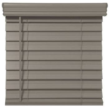 Image for Champion® Trutouch® 30x36" Cordless 2.5" Faux Wood Blind Gray from HD Supply