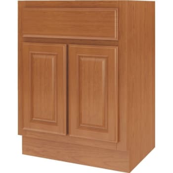 Seasons® 30W x 32-1/2H x 21"D Amber Oak Vanity Cabinet