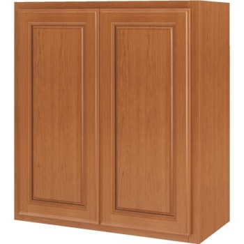 Image for Seasons® 24W x 36H x  12"D Wall Cabinet Auburn Oak Raised Panel from HD Supply