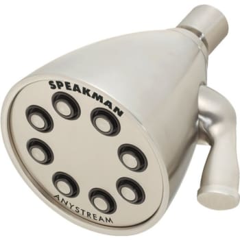 Image for Speakman Anystream Icon Multi Function Brass Showerhead Brushed Nickel 2.5 Gpm from HD Supply