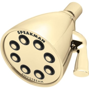 Speakman Anystream Icon 8 Jet Multi Function Showerhead Polished Brass 2.5 Gpm