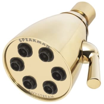 Speakman Anystream Icon Multi Function Showerhead Polished Brass 2.5 Gpm