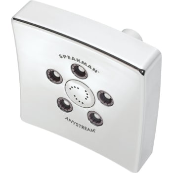 Image for Speakman Anystream The Edge Multi Function Showerhead Polished Chrome 2.5 Gpm from HD Supply