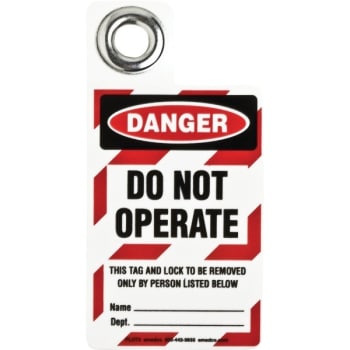 Image for Brady Danger Lockout Tags 5.75H x 3W Laminated from HD Supply