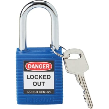 Image for Brady Safety Padlock Nylon Shackle Clearance 1.5, Green Keyed Different from HD Supply