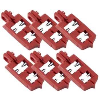 Image for Brady 120 Volt Snap-On Breaker Lockouts, Package Of 6 from HD Supply