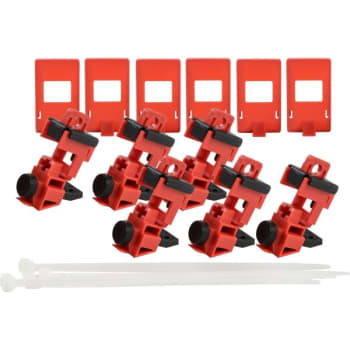 Image for Brady TAGLOCK Circuit Breaker Lockout Clamp-On 120/277 V0, Package Of 50 from HD Supply