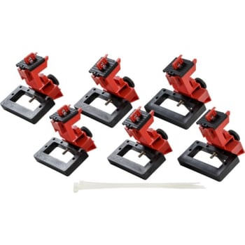 Image for Brady #148691 Taglock Oversized 480/600v Lockout Clamp (6-Pack) from HD Supply