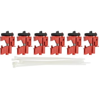 Image for Brady TAGLOCK Circuit Breaker Lockout Grip-Tight Set 120/277 V0, Package Of 50 from HD Supply