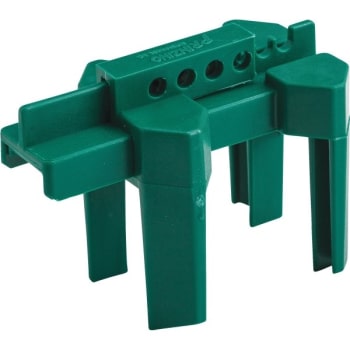 Image for Brady 4-Legged Ball Valve Lockout Fits Valve Size Range 0.5 to 2.5, Green from HD Supply