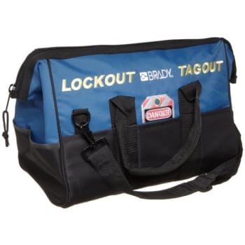 Image for Brady® Lockout Tagout Duffel Bag (Blue) from HD Supply