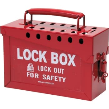 Image for Brady 13 Lock Portable Metal Lock Box 6h X 9w X 3.5d With from HD Supply