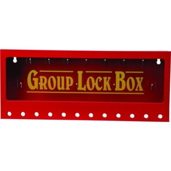 Brady Metal Wall Lock Box 7H x 8W x 2.25D