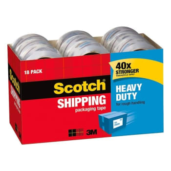 Image for Scotch™ Heavy-Duty Shipping Packing Tape 1.88" X 54.6 Yd Pack Of 18 from HD Supply