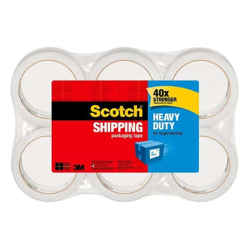 Image for Scotch™ Heavy-Duty Shipping Packing Tape 1.88" X 43.7 Yd Pack Of 6 from HD Supply
