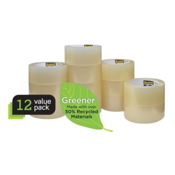 Image for Scotch™ Greener Commercial Grade Packing Tape 1.88" X 49.2 Yd Pack Of 12 from HD Supply