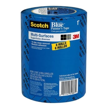 Scotch Blue Painter's Tape 0.94" x 60 Yd, Package Of 6
