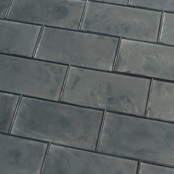 Abolos® Forever 3 X 6 In. Glass Subway Wall Tile (Gray Cloud Gray) (112-Box)
