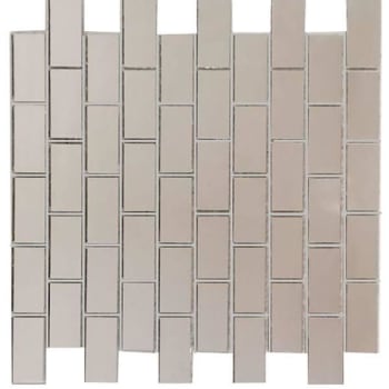 Image for Abolos® Reflections 1 X 2  Silver Glass Mirror Mosaic Tile, Case Of 14 from HD Supply