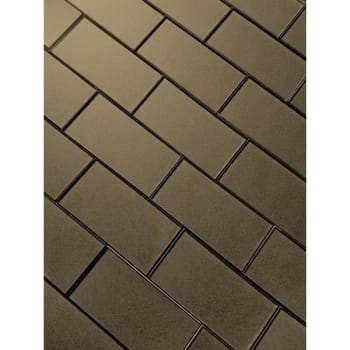 Image for Abolos® Forever 3 X 6  Straight Edge Bronze Glass Subway Tile, Case Of 112 from HD Supply