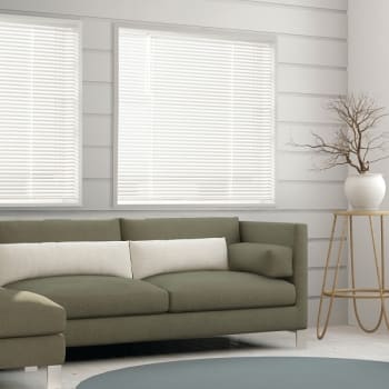 Champion 1 In. Vinyl 35 In. X 64 In. Light Filtering Blind, White