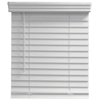 Champion® TruTouch® 36 x 84 in. Cordless 2 in. Faux Wood Blind (White)