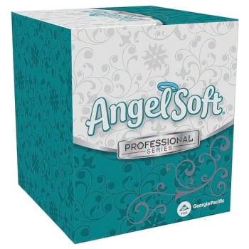 GP Pro™ Angel Soft White Premium Facial Tissue, Cube Box, Case Of 36
