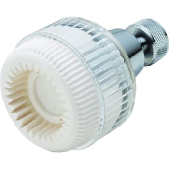 Image for Chrome Adjustable Spray Showerhead, 2.5 GPM, White Face, Chrome from HD Supply