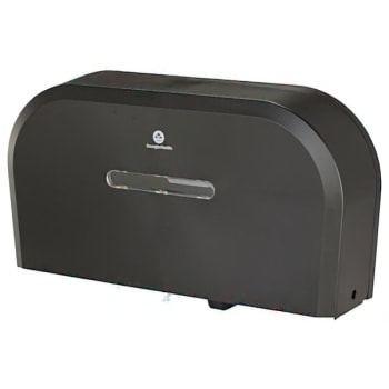 Image for GP PRO™ Jumbo JR 2-Roll Side-By-Side Toilet Paper Dispenser (Smoke) from HD Supply