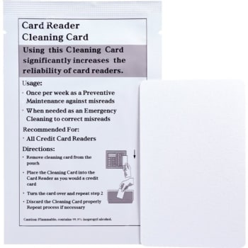 Image for Electronic Lock Cleaning Card, Case Of 50 from HD Supply