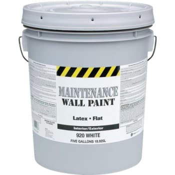 Image for PPG 5 Gallon Maintenance Paint Flat White from HD Supply